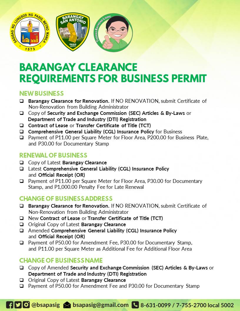 BarangayClearance 01.BusinessPermit 